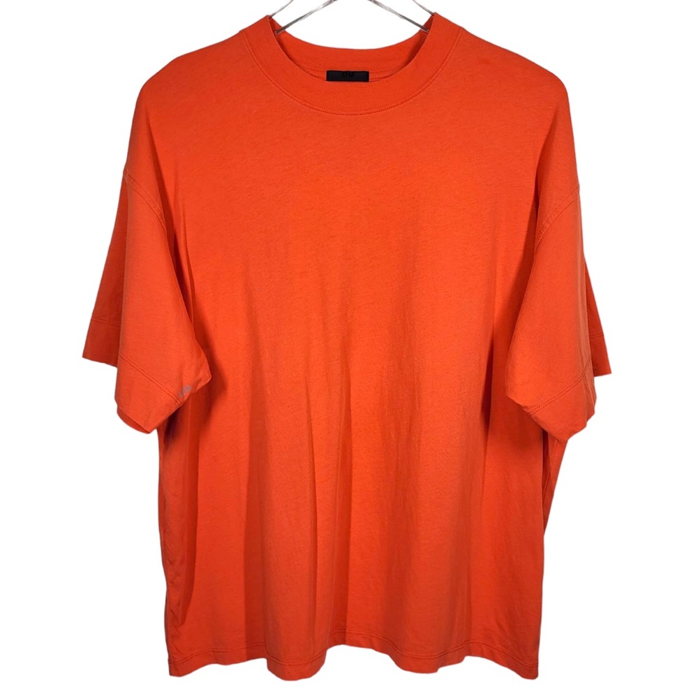 ATM Anthony Thomas Melillo Crew Neck Short Sleeve T-Shirt in Orange